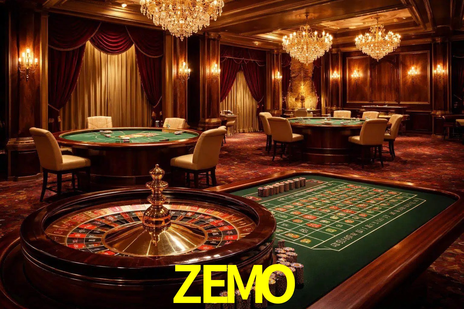 Una escena premium de mesa de casino en vivo con cartas, elementos de ruleta y un ambiente pulido de estudio de transmisión.